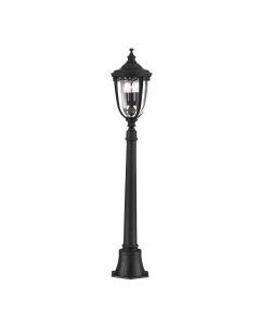 3 Light Medium Pillar - Black