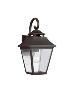 1 Light Medium Wall Lantern - Grey Bronze