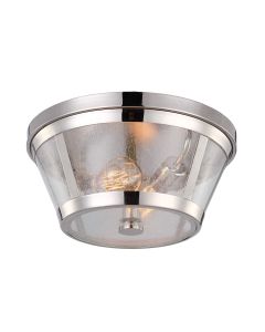 2 Light Flush - Polished Nickel