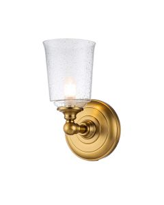 1 Light Wall Light - Burnished Brass