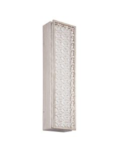4 Light LED Wall Light - Silver Patina