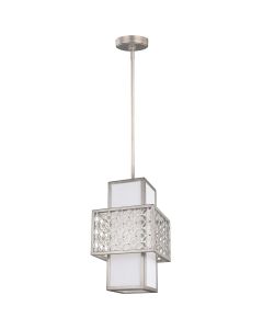 1 Light Mini-Pendant - Silver Patina