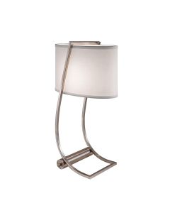 1 Light Table Lamp - Brushed Steel