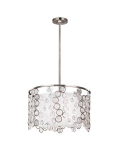 3 Light Pendant - Polished Nickel