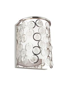 1 Light Wall Light - Polished Nickel