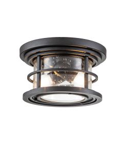 2 Light Flush - Black