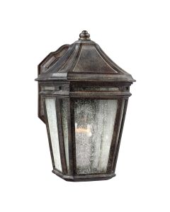 1 Light Wall Lantern - Old Painted Bronze