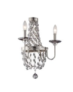 2 Light Wall Light - Polished Nickel