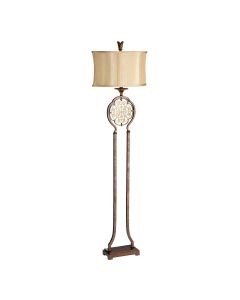 1 Light Floor Lamp - Bronze / Gold Patina
