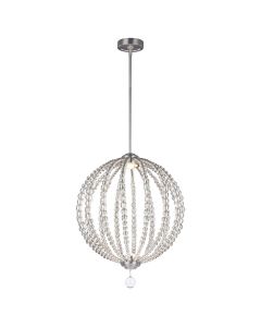Medium LED Pendant - Satin Nickel