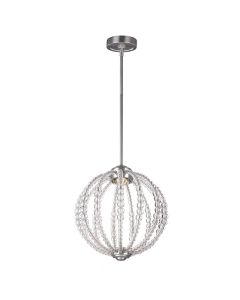Small LED Pendant - Satin Nickel