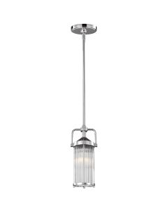 2 Light Mini Pendant - Polished Chrome