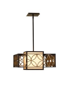 1 Light Pendant - Brushed Bronze / Gold Patina