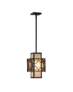 1 Light Pendant - Brushed Bronze / Gold Patina