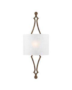 1 Light Wall Light - Distressed Gold Leaf