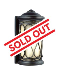 1 Light Wall Lantern - Old Painted Bronze