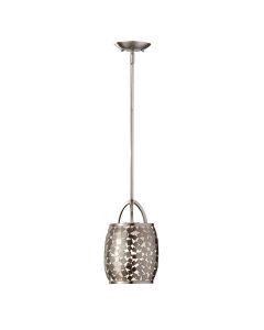 1 Light Mini Pendant - Brushed Steel