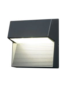 1 Light Square Wall Light - Graphite