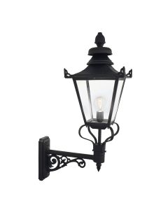 1 Light Wall Lantern - Black