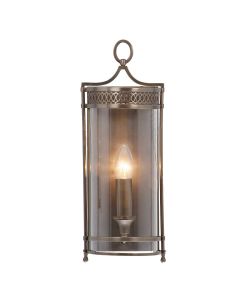 1 Light Wall Light - Dark Bronze