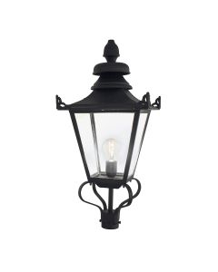 1 Light Lamp Head Only - Black