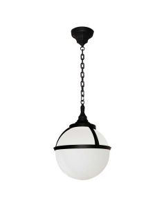 1 Light Chain Lantern - Black