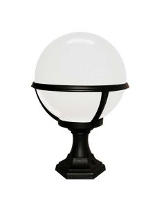 1 Light Pedestal / Porch Lantern - Black