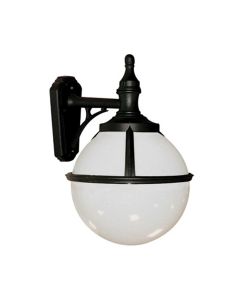 1 Light Wall Lantern - Black