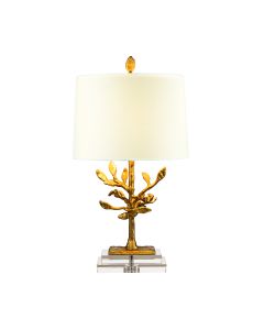 1 Light Table Lamp - Distressed Gold
