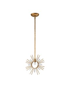 1 Light Pendant - Gold Leaf