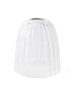 Large Ribbed Glass Shade