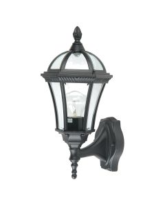 1 Light Wall Lantern - Black