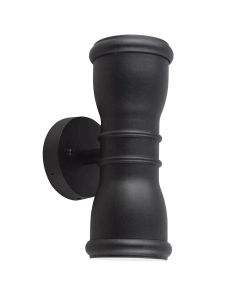 2 Light Up & Down Lantern - Black
