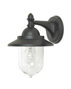 1 Light Wall Lantern - Black