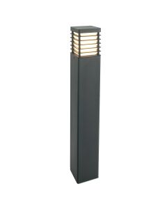 1 Light Large Bollard - Black