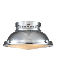 2 Light Flush - Polished Chrome