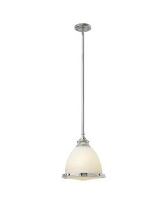 1 Light Medium Pendant - Polished Chrome