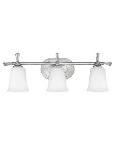 3 Light Bar Light - Polished Chrome