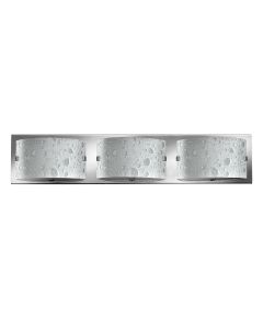 3 Light Wall Light - Polished Chrome