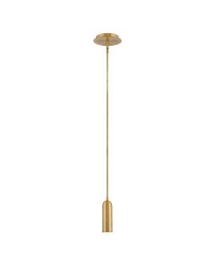 LED Mini Pendant - Dark Aged Brass