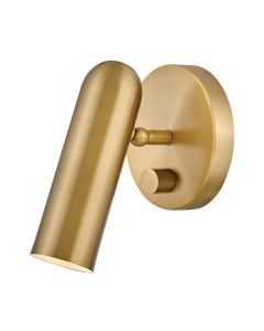 LED Wall Light - Dark Aged Brass