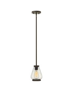 1 Light Mini Pendant - Oil Rubbed Bronze - Dark Brown