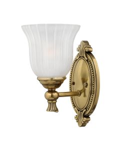 1 Light Wall Light - Burnished Brass