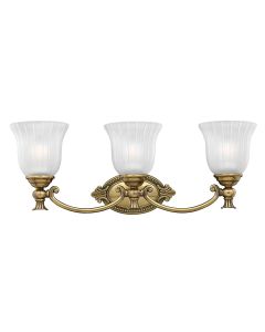 3 Light Wall Light - Burnished Brass