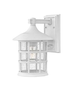 1 Light Medium Wall Lantern - White