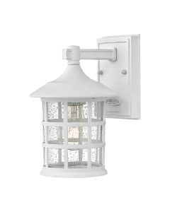 1 Light Small Wall Lantern - White