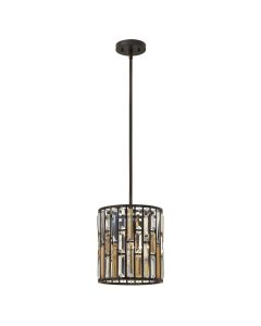 1 Light Pendant - Dark Brown