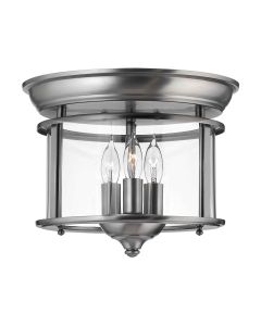 3 Light Flush - Pewter