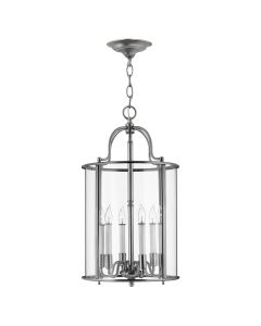 6 Light Large Pendant - Pewter