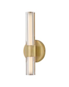 LED Small Wall Light - Lacquered Brass